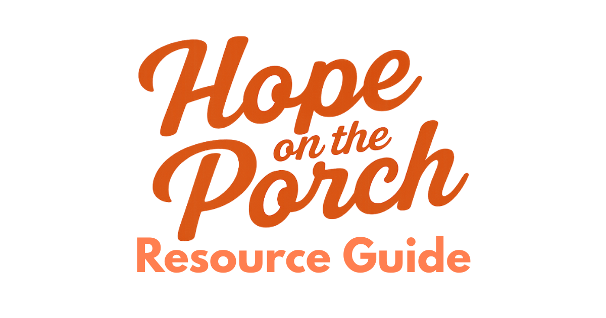 Hope on the Porch Resource Guide Header
