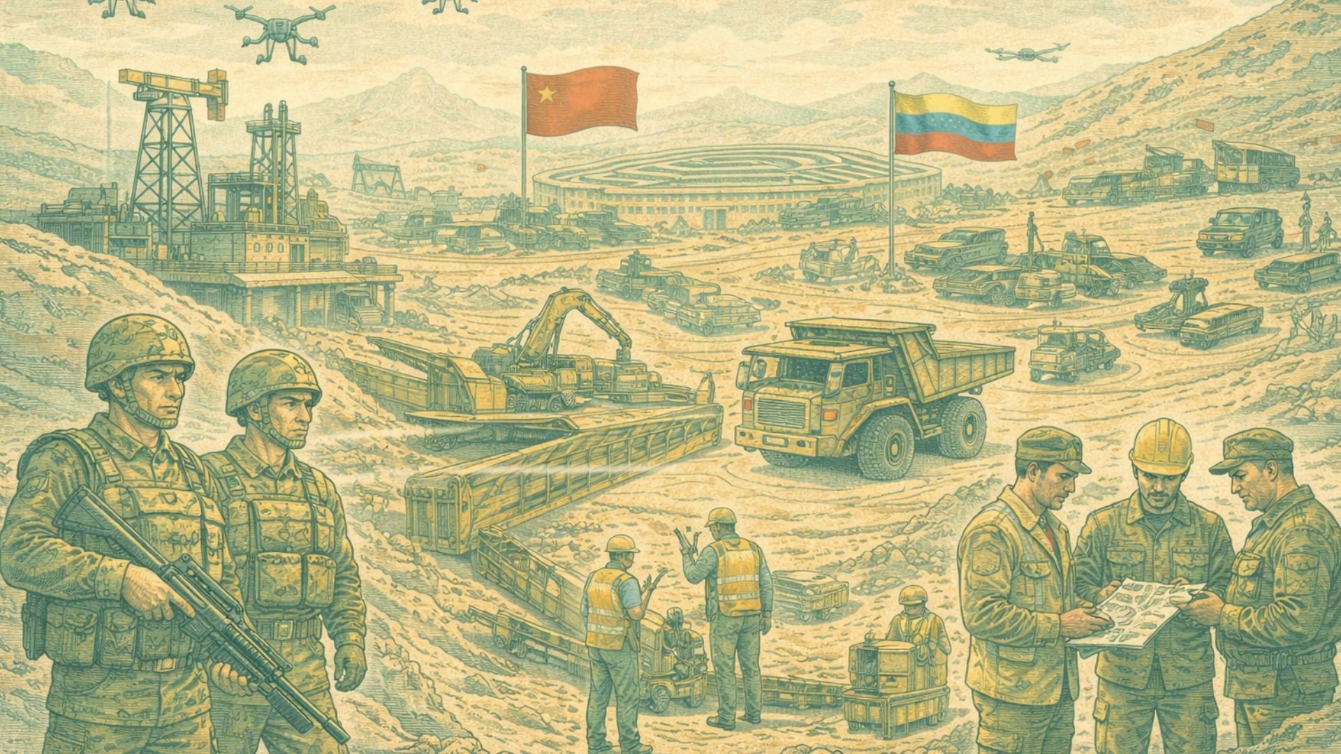 Chinese, Russian and Iranian operatives in Venezuela