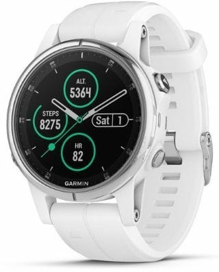 Fenix 5S Plus white multi-dial