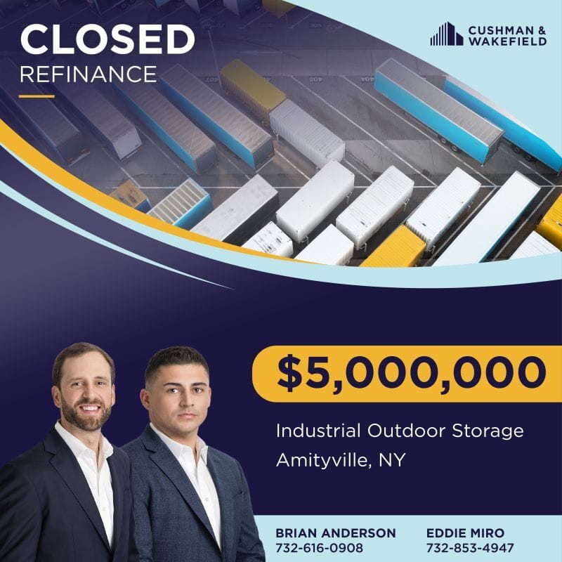 CushWake closes Long Island refi