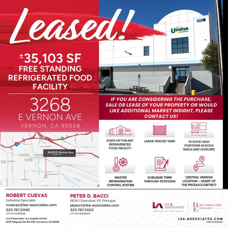 L&A leases LA cold storage