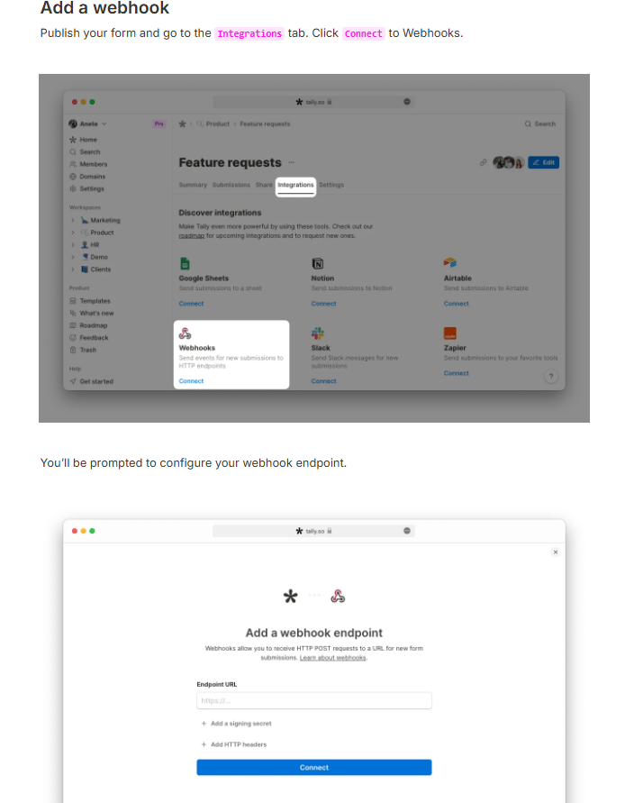 webhook