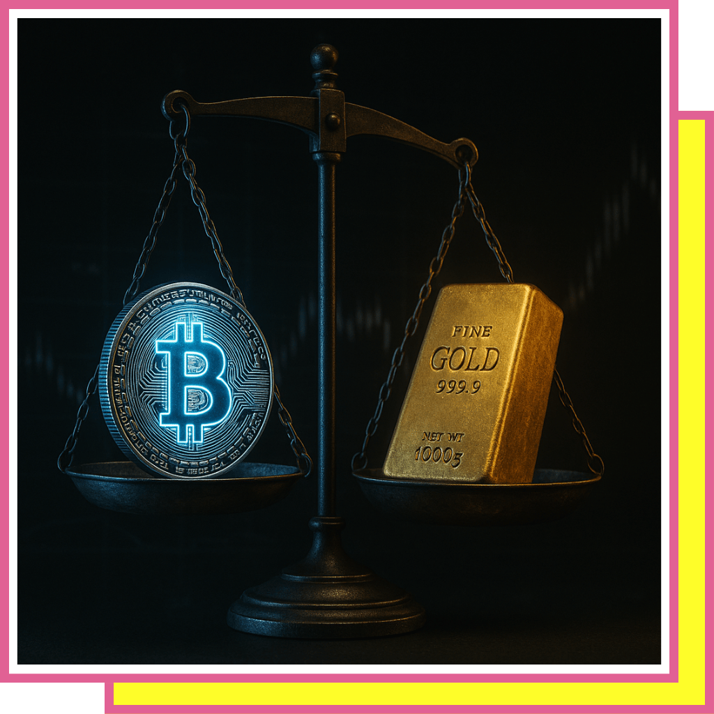 ⚡Bitcoin Turns Bearish, Gold Gains📈