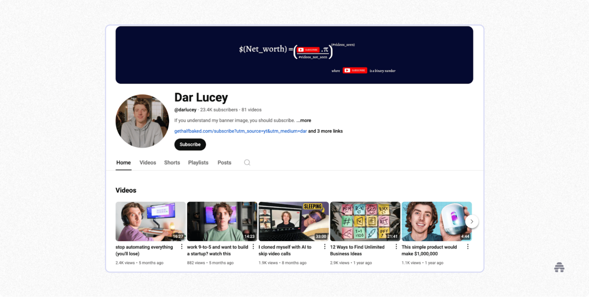 How Half Baked Grew to 100K Subscribers in Just Over a Year