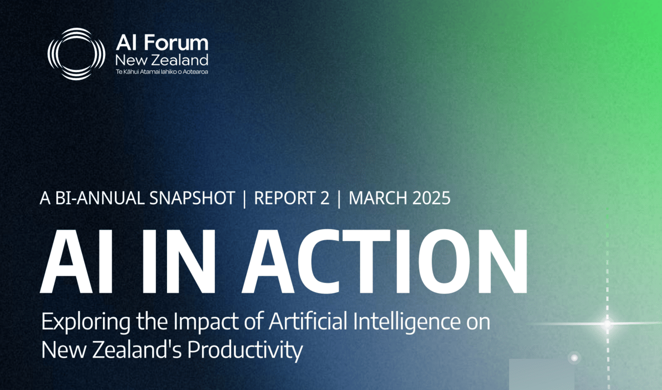 AI Forum New Zealand Report Front Cover