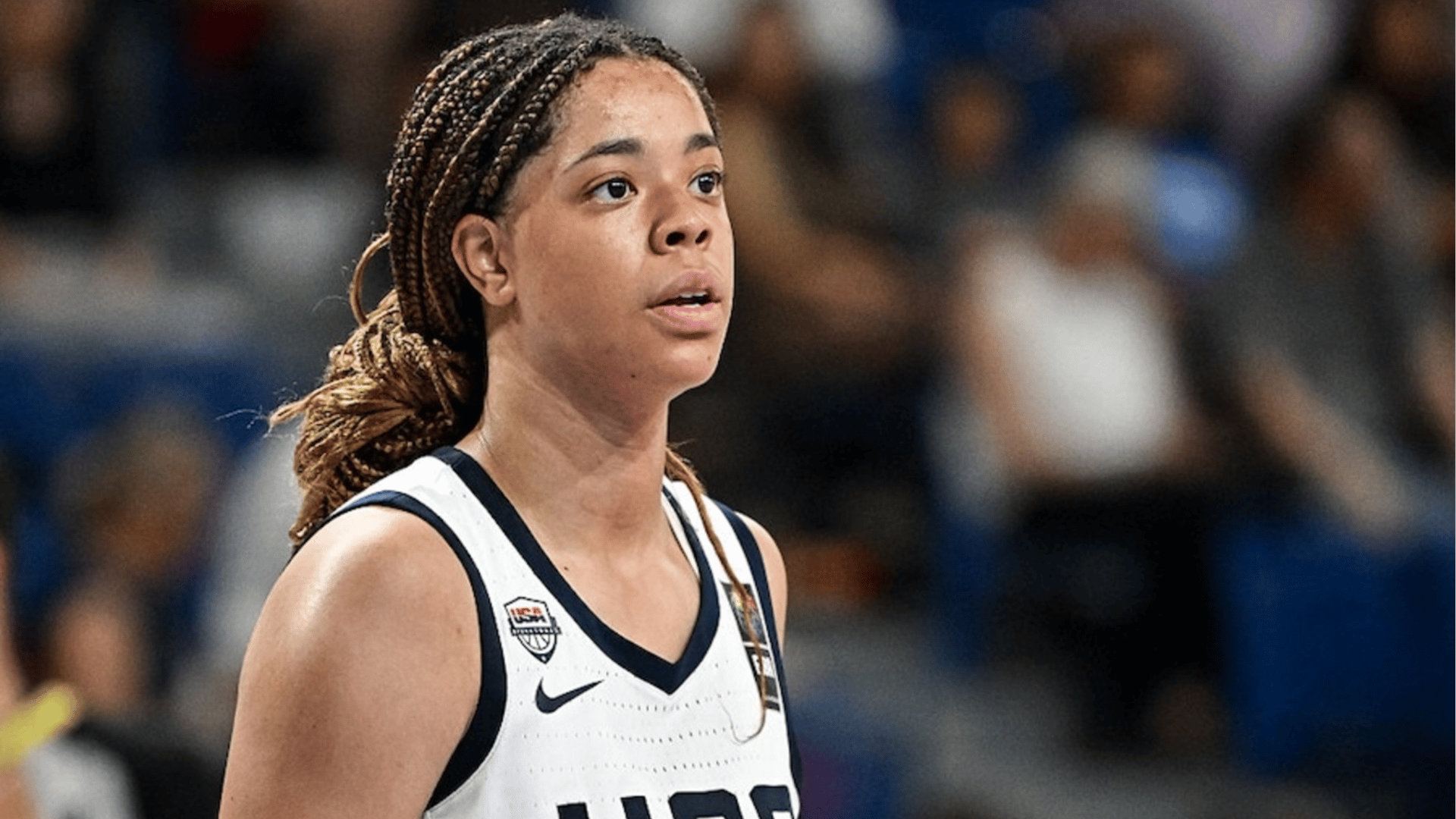  Saniyah Hall of USA in action during final match U19 FIBA Women's Basketball World Cup 2025 between United States of America and Australia 