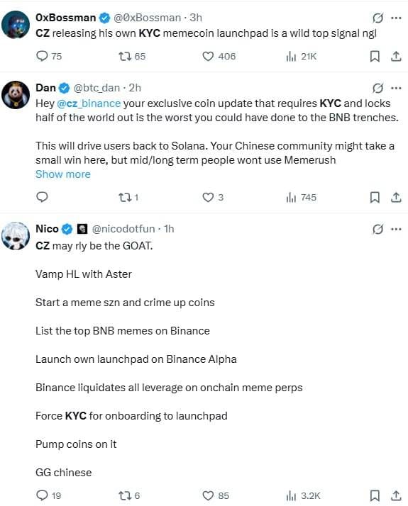 user-reaction-to-binances-meme-rush-launch
