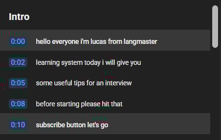 transcript