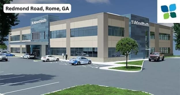 AdventHealth Redmond begins construction on a 40,000 SF MOB that will house the new AdventHealth Redmond Heart and Vascular Institute.