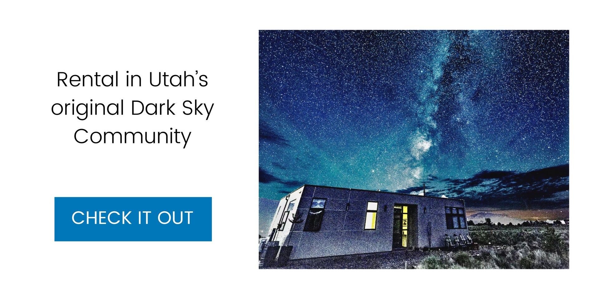 Dark Sky Airbnb in Utah’s original Dark Sky Community
