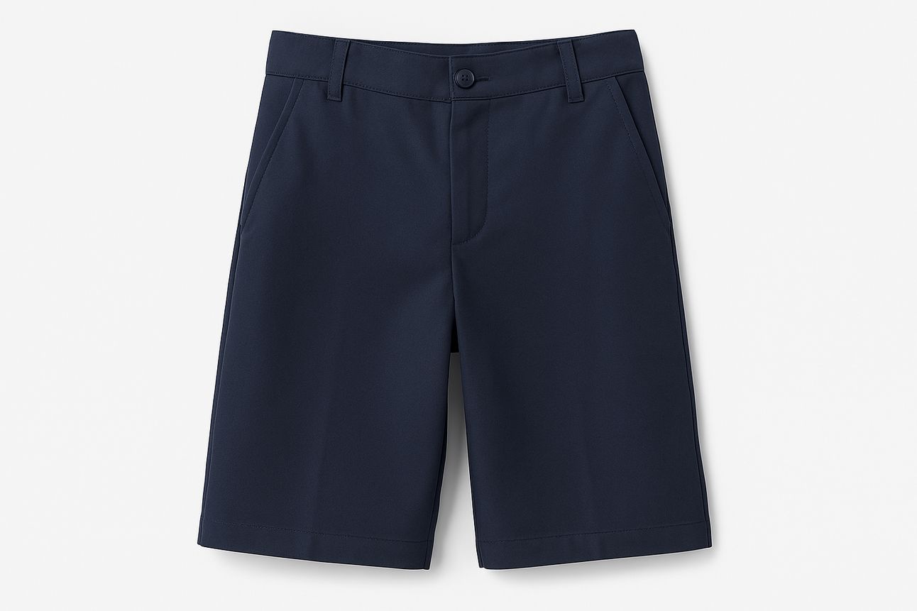 Dickies Boys’ Flex Waistband Shorts Durable school shorts with a flex waistband, reinforced belt loops, and stain-resistant fabric—great for warm-weather uniform days.