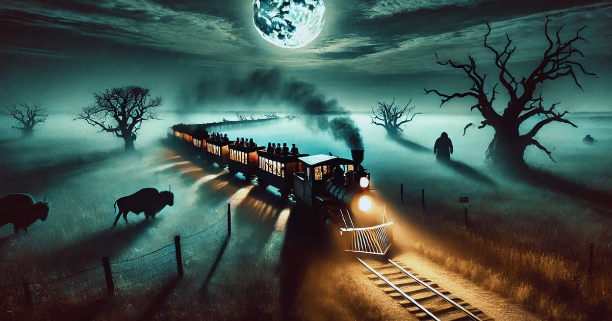 Terry Bison Ranch Haunted Tale Train Ride