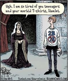 Shakespeare humour - Hamlet.