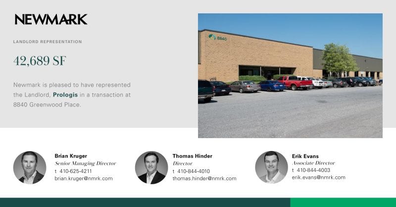 Newmark leases Baltimore shallow bay