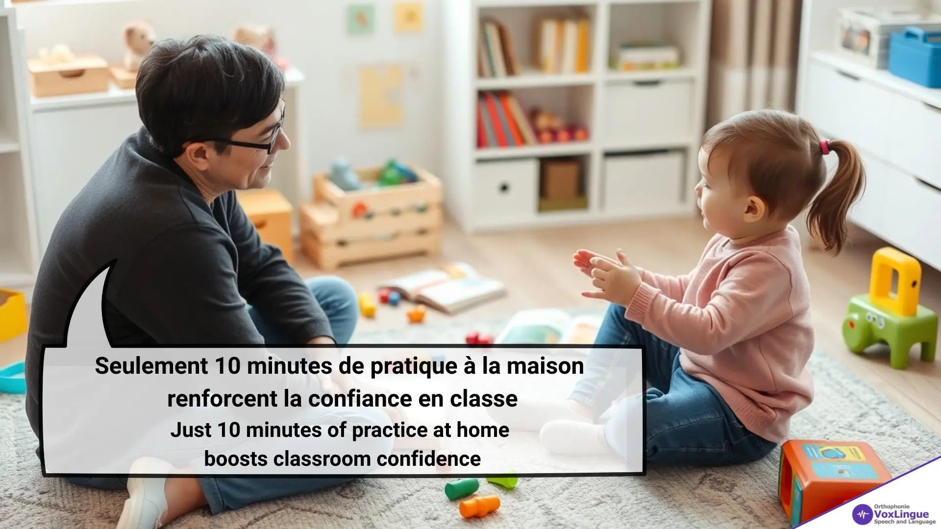 Seulement 10 minutes de pratique à la maison renforcent la confiance en classe | Just 10 minutes of practice at home boosts classroom confidence