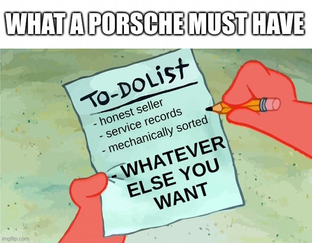 Porsche meme of the week