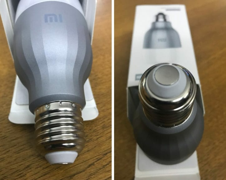 The Xiaomi Mi Led Smart Bulb out of the box