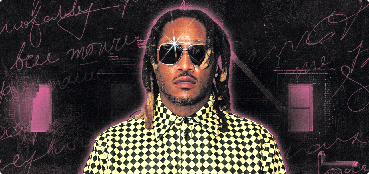 Future in front of Mixtape Pluto cover