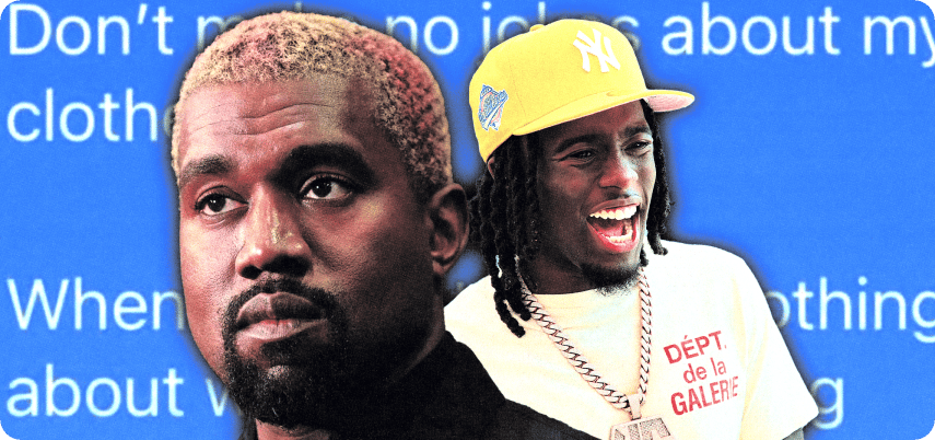 Kanye and Kai Cenat