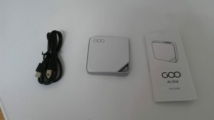 Goo Air Disk Unboxing accessories test