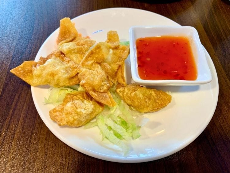 Pho Viet Noodle shrimp wontons