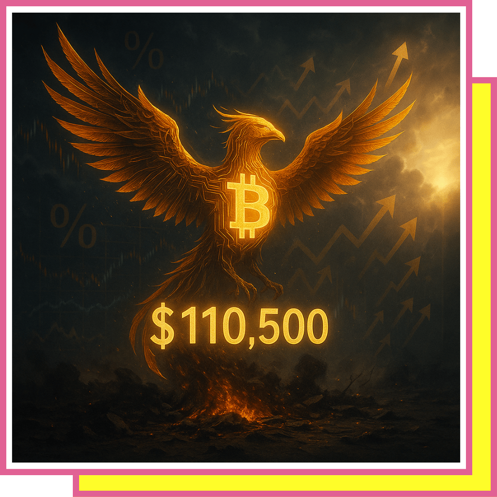 ⚡Bitcoin Surges Past $110,500😷