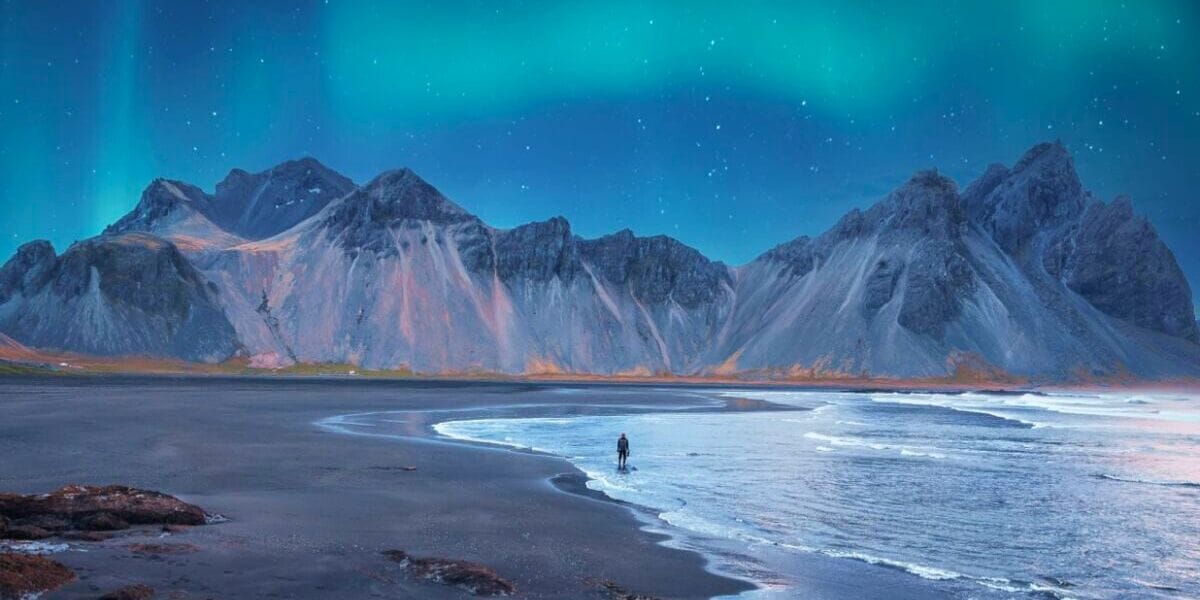 Iceland at night