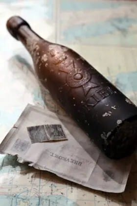 Fishermen catch oldest message in a bottle in the world