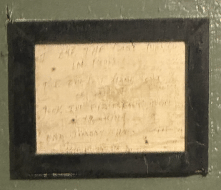 Scribblings of a Jimmy Buffet Song in the Bathroom of Captain Tony's