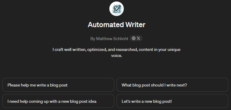 Automated Writer