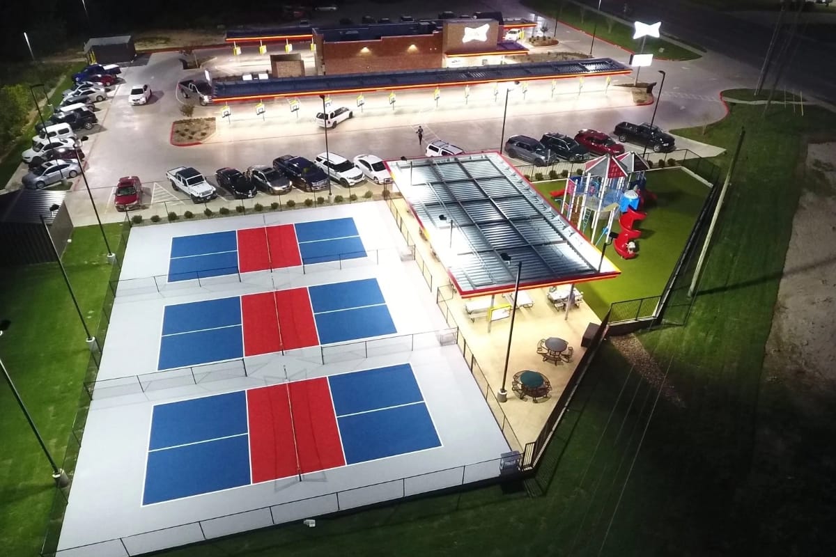 Sonic Drive-In, Canton, TX, pickleball court