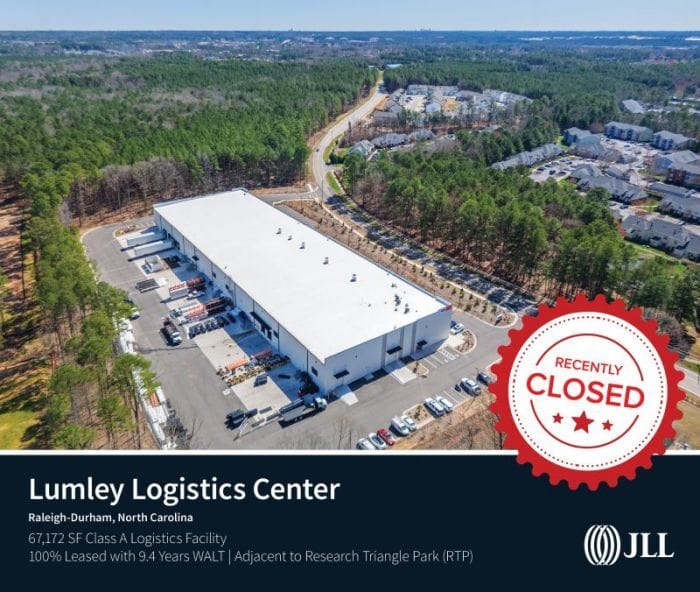 JLL sells NC warehouse