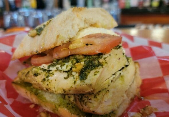 Grilled Chicken & Pesto @ Cogans Pizza