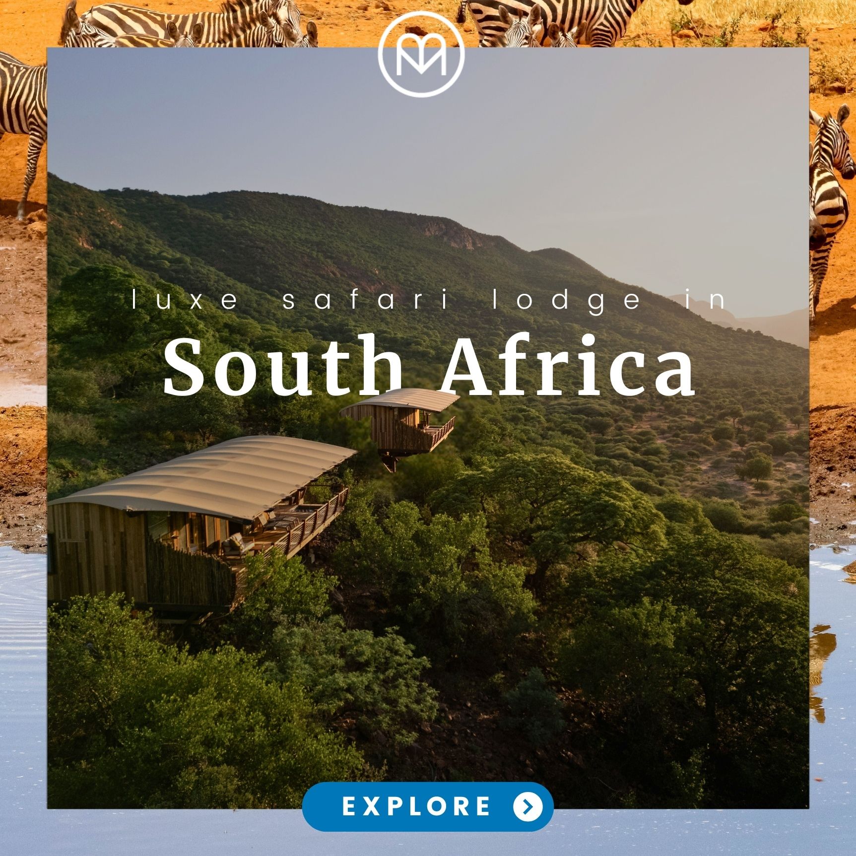 a luxe safari lodge in South Africa