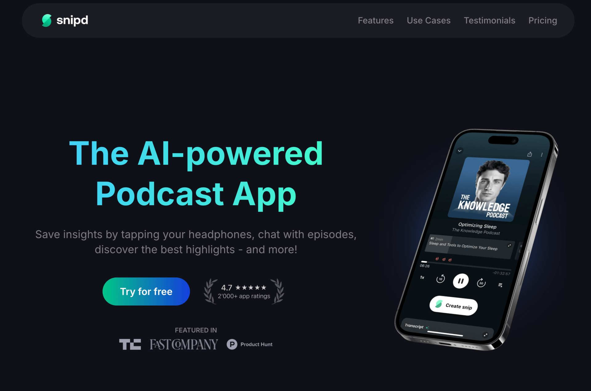 snipd-get-more-value-from-podcasts-without-re-listening