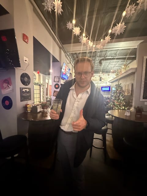 Festive decor is always a plus