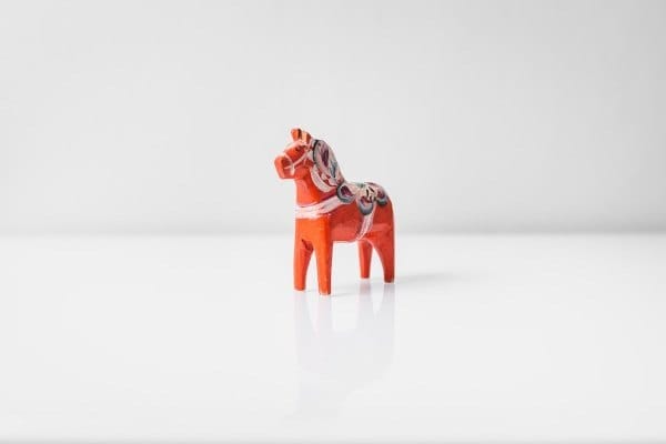 A Dala is a traditional carved and painted horse from Sweden