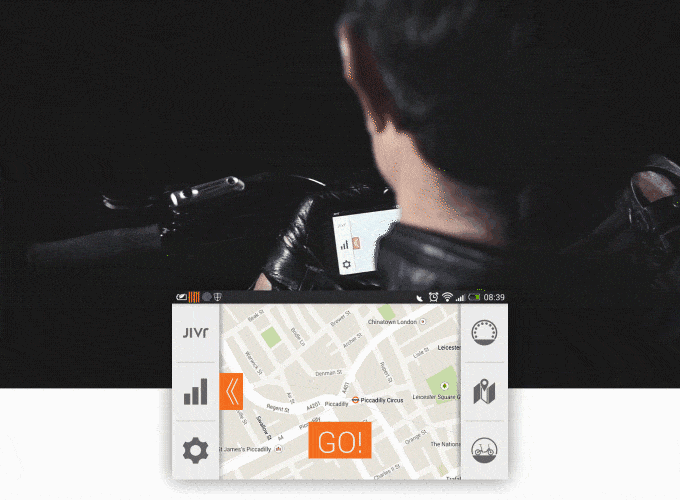 JIVR connected bike
