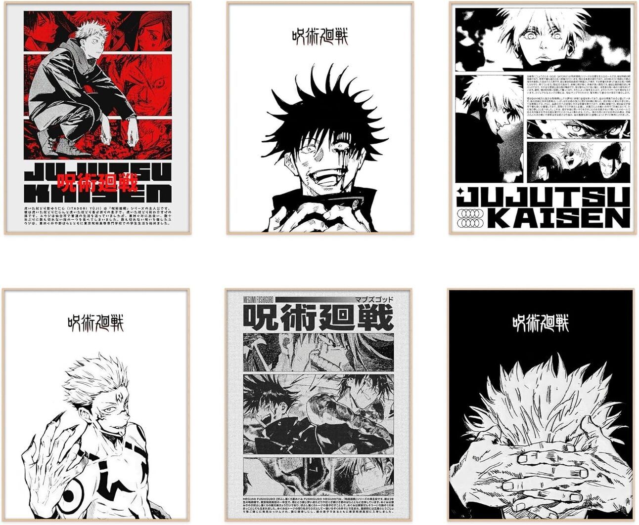 Anime Game Crossovers – For Dual Fans Dynamic anime-style posters featuring characters from games like Persona 5 and Genshin Impact, blending gaming and anime aesthetics.