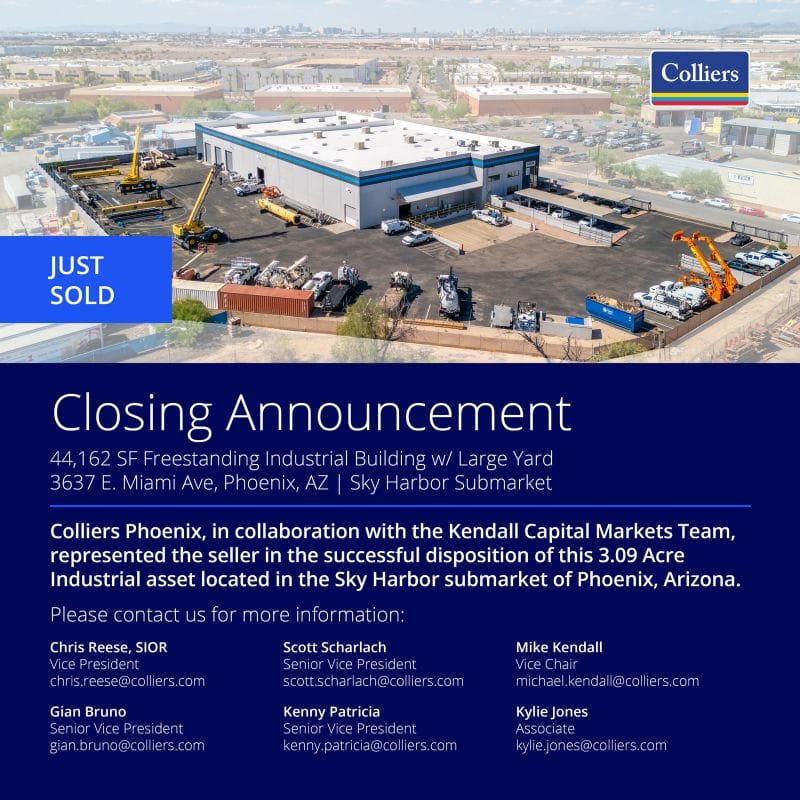 Colliers sells Phoenix IOS