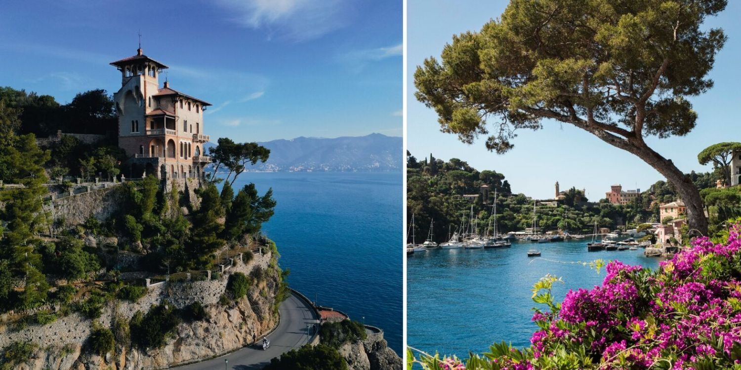 Villa Beatrice on the cliffside of Italy