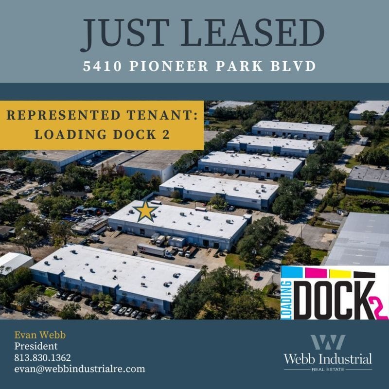 Webb Industrial leases Tampa IOS