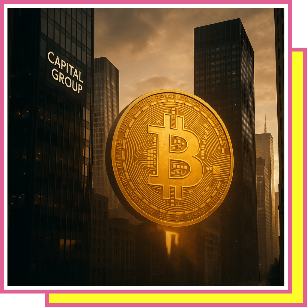 ⚡Capital Group Boosts Bitcoin Exposure to $6B👻