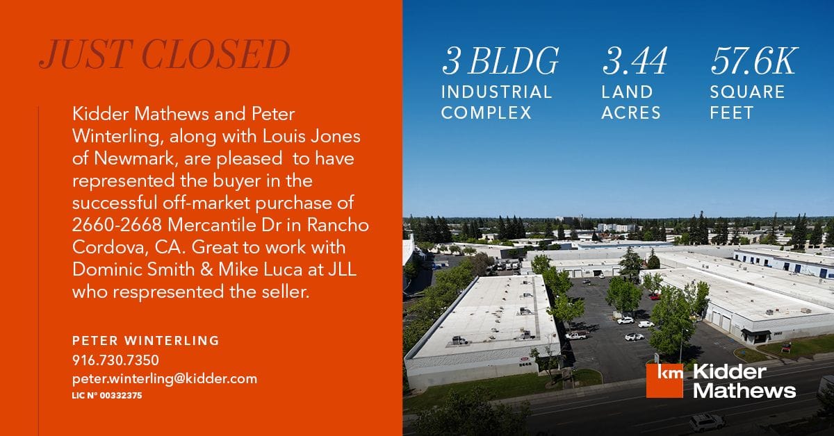 Kidder Mathews sells CA small bay