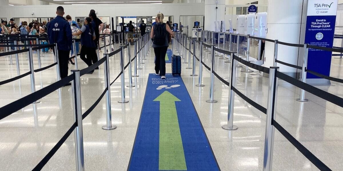 Walking through TSA PreCheck