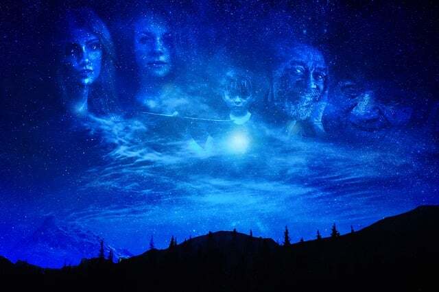 Faces in the Sky