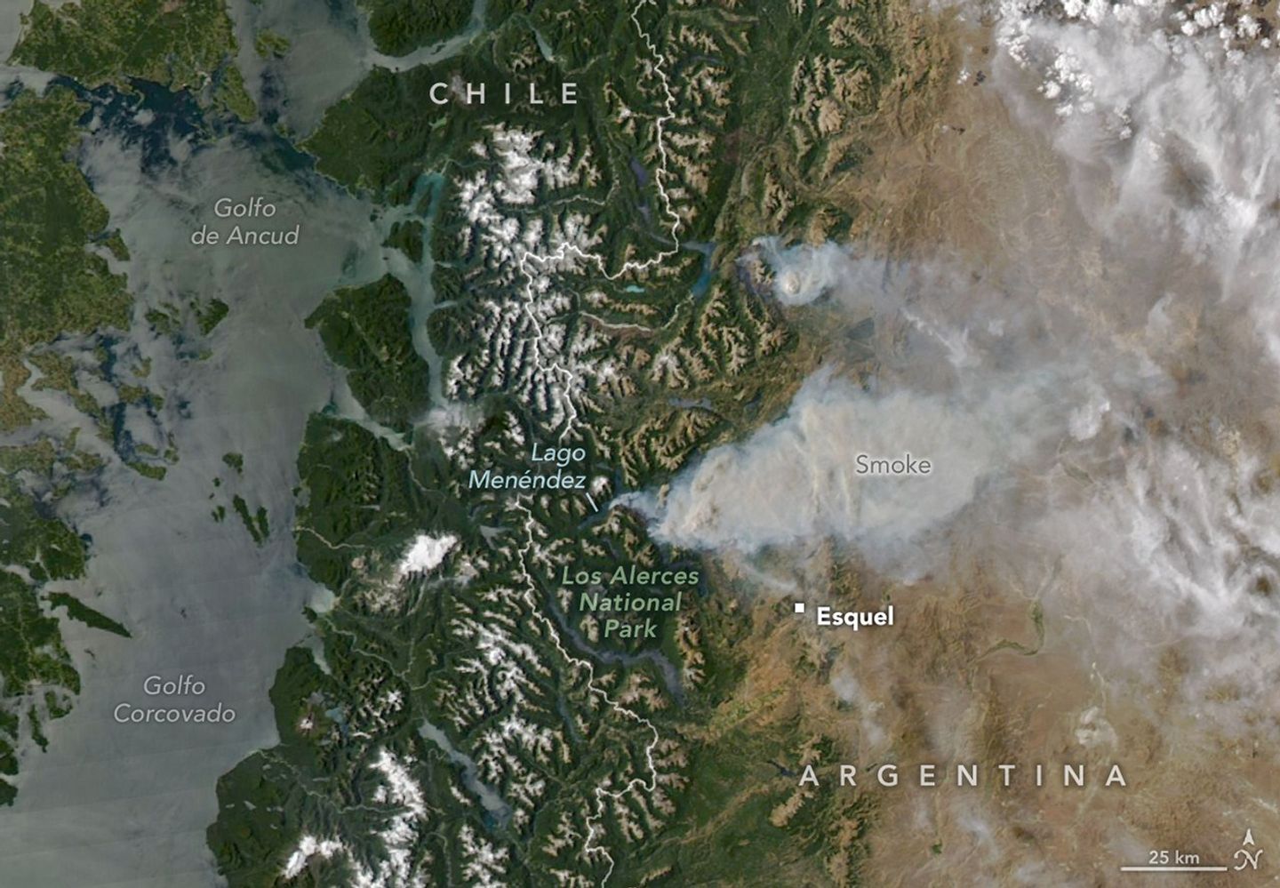 The blazes are moving through valleys and lakeshores near Lago Rivadavia, Futalaufquen, Menéndez, and Epuyén, areas that typically draw summer tourism. Dry conditions and strong winds have accelerated the spread, raising concerns for ecosystems that include some of the world’s oldest trees. Satellite-based estimates from the Global Wildfire Information System indicate that fires charred more than 175 square kilometers (67 square miles) across Patagonia between January 5 and 8.