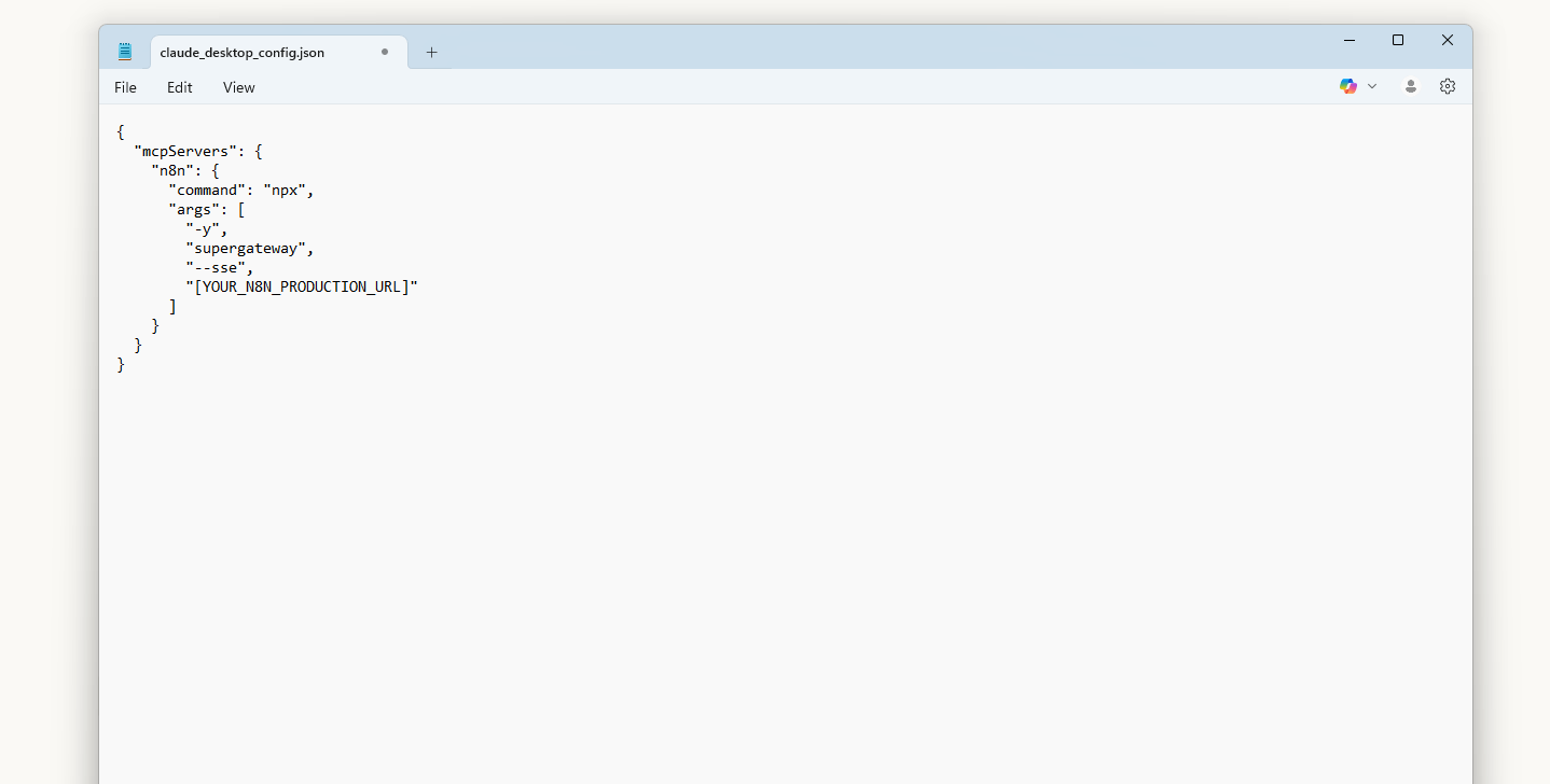 configure