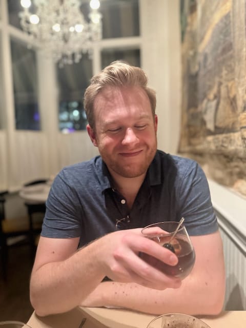 My dessert old-fashioned was much better than the martini