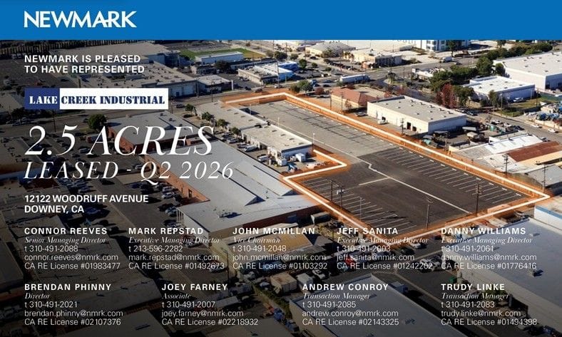 Newmark leases CA IOS